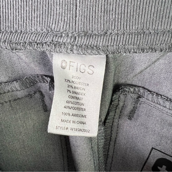 Figs Technical Collection Casteler Pants Medical Scrubs Bottom Light Grey SZ S - Picture 7 of 9